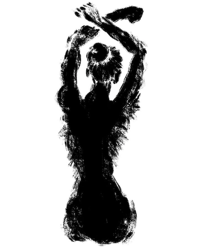 BDSMの安全な探求、会話、境界線を表すイラスト