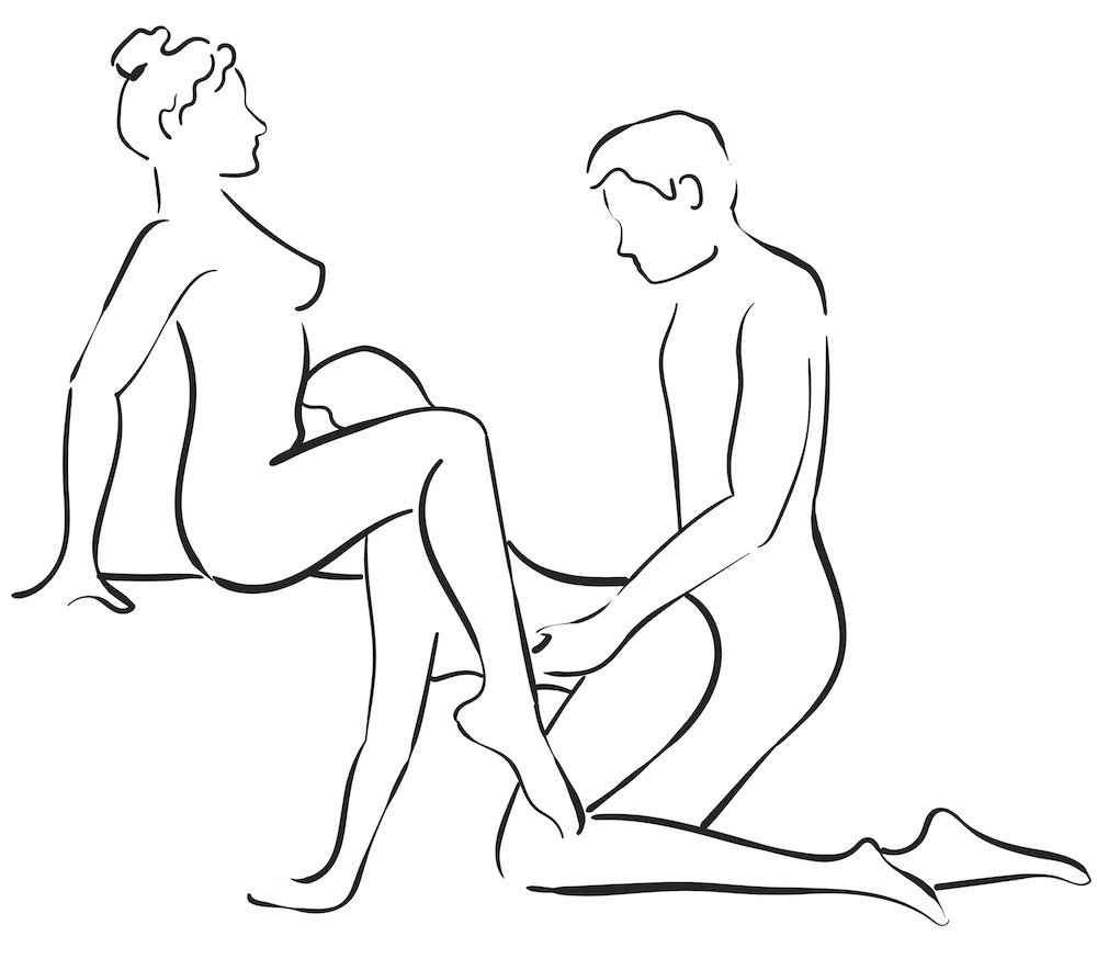 エッフェル塔体位のイメージ